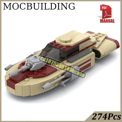 Desert Car Speeder Blocks MOC Building Block DIY Construction Toys Space Movie Vehicle Bricks Birthday Gift Star Scene