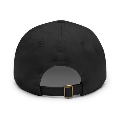 Astronaut Leather Patch Dad Hat — Space Helmet Baseball Cap