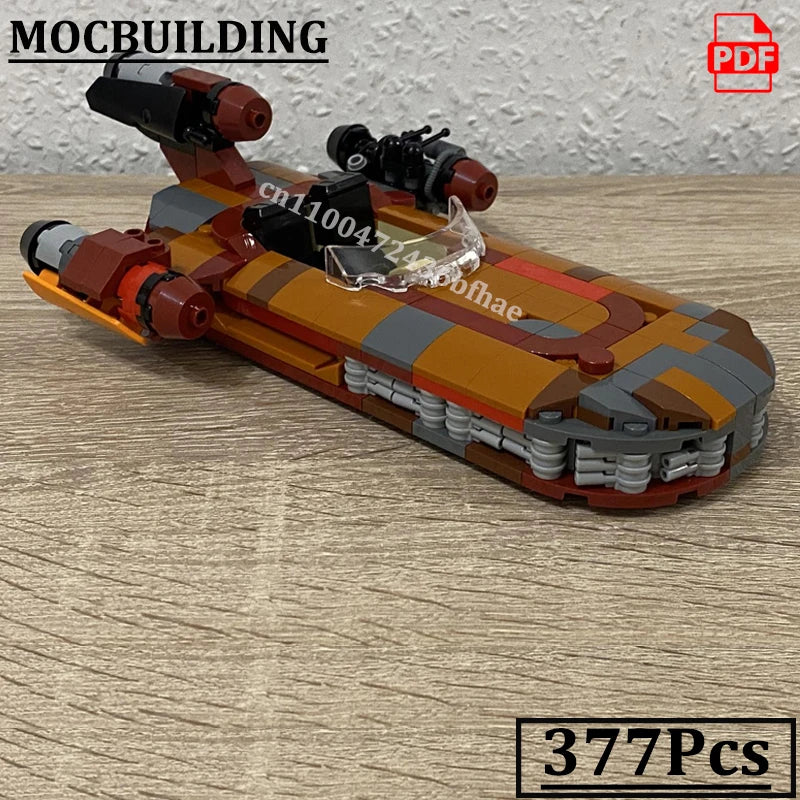 C-9979 Landing Spaceship MOCBUILDING Creative Blocks Landspeedered Bricks Construction Cruiser Bricks Toys Gift