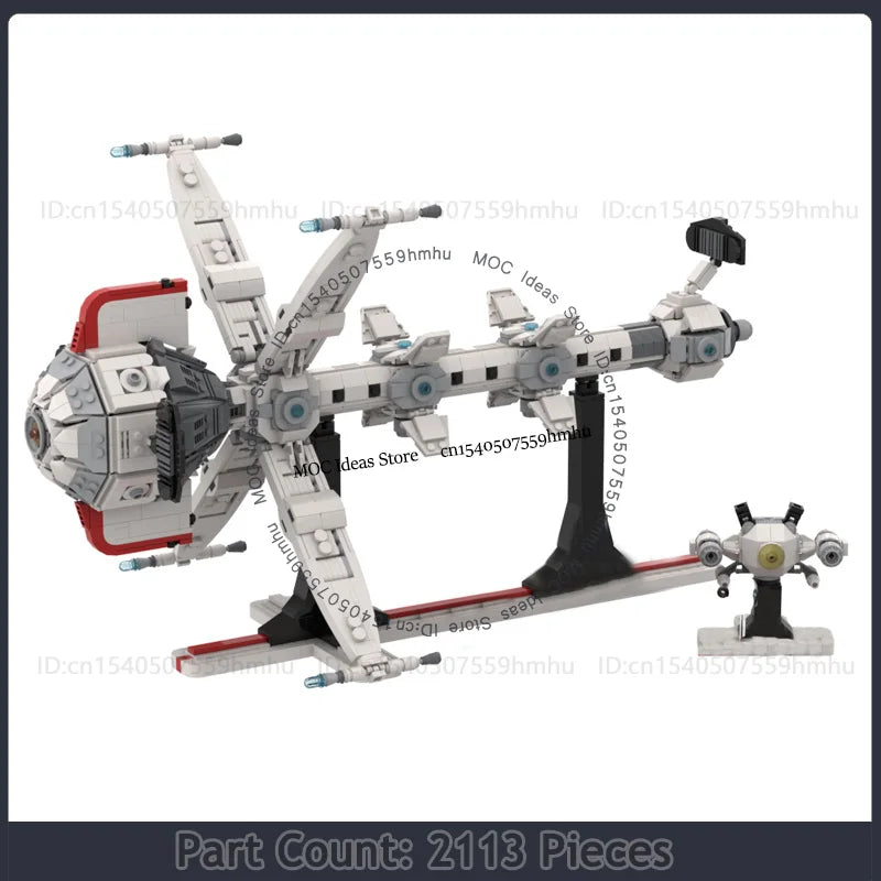 Space Comet Model MOC Building Blocks Spaceship DIY Assembled Technology Bricks Display Collection Toys Xmas Gifts