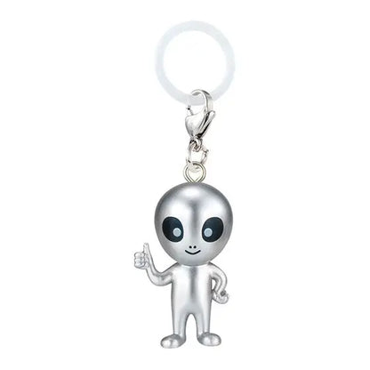 Original capsule toys kawaii Space Friends Mejirushi Accessory 2 Astronaut Rocket Alien UFO umbrella bottle mark pendant figures