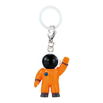 Original capsule toys kawaii Space Friends Mejirushi Accessory 2 Astronaut Rocket Alien UFO umbrella bottle mark pendant figures
