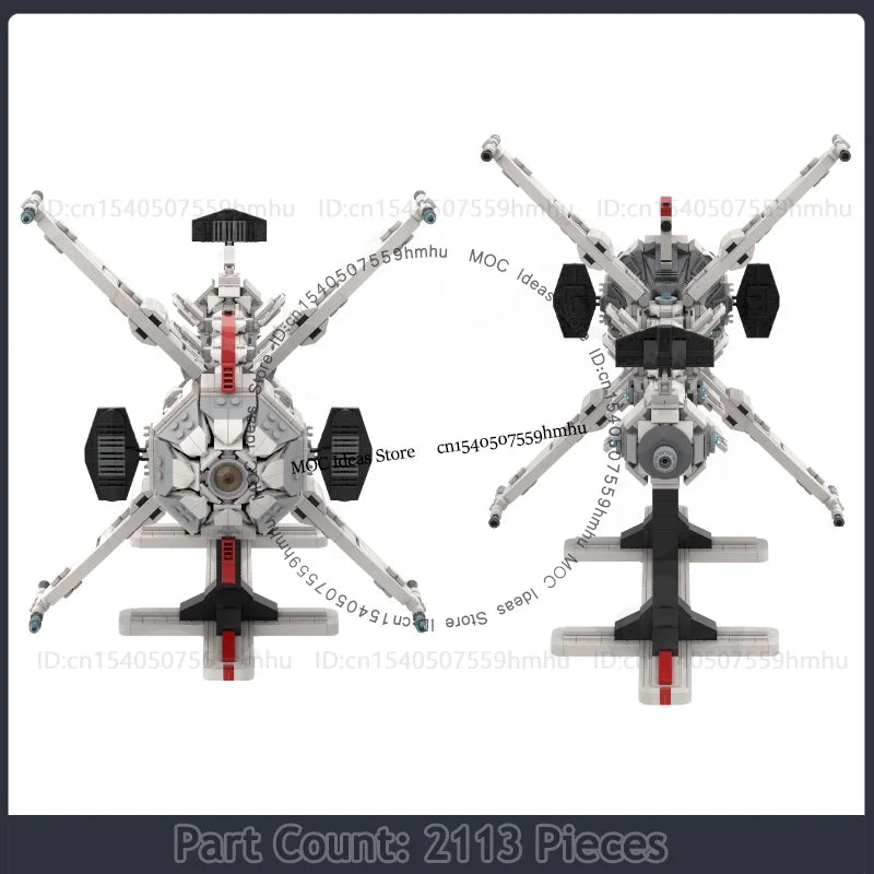 Space Comet Model MOC Building Blocks Spaceship DIY Assembled Technology Bricks Display Collection Toys Xmas Gifts