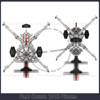 Space Comet Model MOC Building Blocks Spaceship DIY Assembled Technology Bricks Display Collection Toys Xmas Gifts