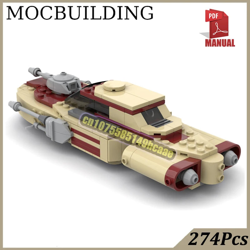 Desert Car Speeder Blocks MOC Building Block DIY Construction Toys Space Movie Vehicle Bricks Birthday Gift Star Scene