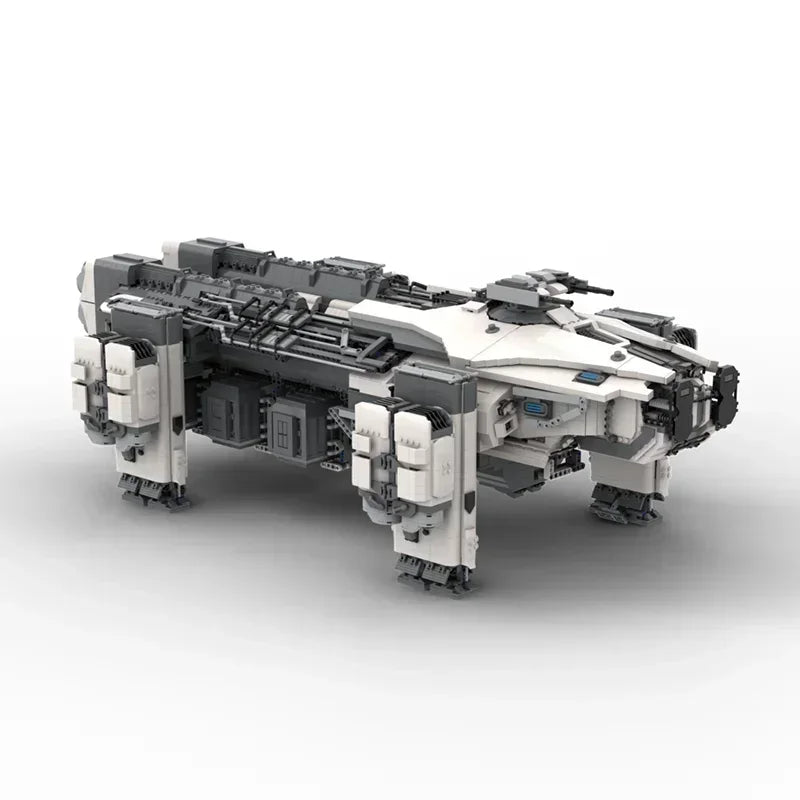 Famous Games Moc Building Blocks  Star Citizener UCS Polar Paint Argo Raft Model Technology Bricks Space Ship DIY Assembly Toys