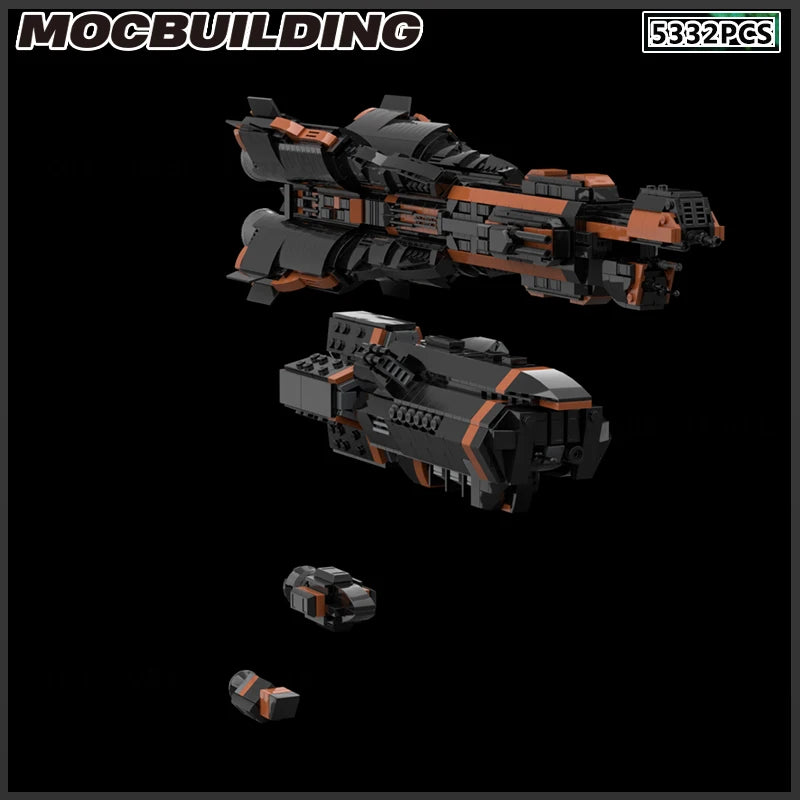 MOC Building Block Space Ship Star Destroyer Battleship Frigate Starfighter DIY Brick Model Birthday Presents Gift Assembly Kit