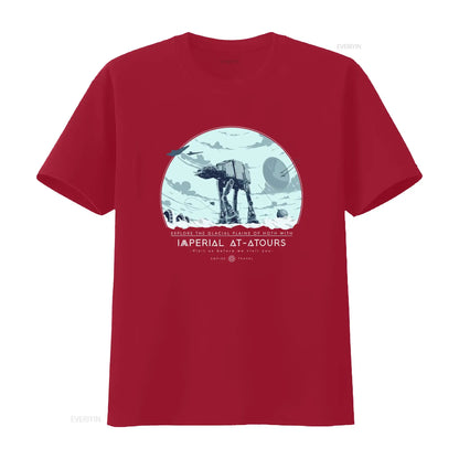Explore Hoth with Imperial AT ATours T Shirt Sci Fi Movie Inspired Galactic Empire Space Adventure Apparel vintage Washed