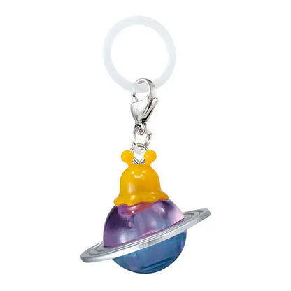 Original capsule toys kawaii Space Friends Mejirushi Accessory 2 Astronaut Rocket Alien UFO umbrella bottle mark pendant figures