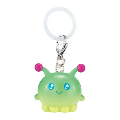 Original capsule toys kawaii Space Friends Mejirushi Accessory 2 Astronaut Rocket Alien UFO umbrella bottle mark pendant figures