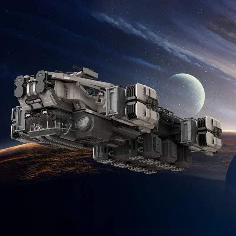 Famous Games Moc Building Blocks  Star Citizener UCS Polar Paint Argo Raft Model Technology Bricks Space Ship DIY Assembly Toys