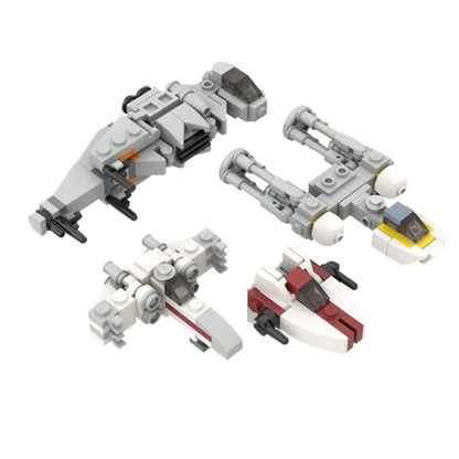 Sailong Raider Star Warrior MOC Building Blocks Red-Eye Attack Spaceship, Sci-Fi Space War Model Figurine for Boys and Girls