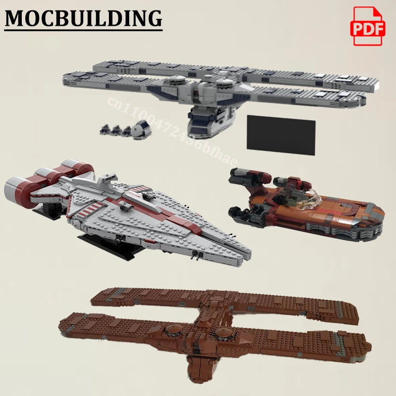 C-9979 Landing Spaceship MOCBUILDING Creative Blocks Landspeedered Bricks Construction Cruiser Bricks Toys Gift