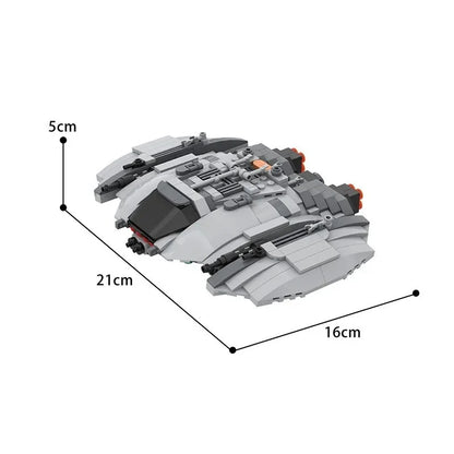 Sailong Raider Star Warrior MOC Building Blocks Red-Eye Attack Spaceship, Sci-Fi Space War Model Figurine for Boys and Girls