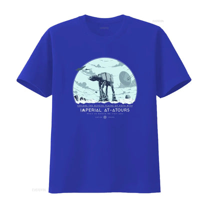 Explore Hoth with Imperial AT ATours T Shirt Sci Fi Movie Inspired Galactic Empire Space Adventure Apparel vintage Washed