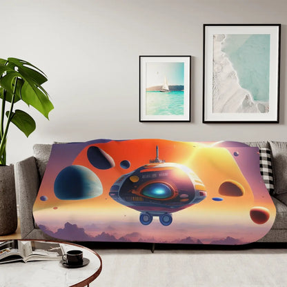 Cloud Spacecraft Sherpa Blanket – Two Colors - Dipaliz