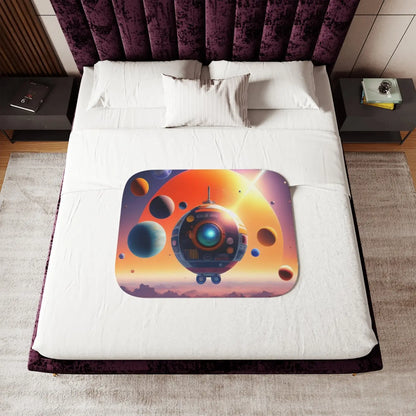 Cloud Spacecraft Sherpa Blanket – Two Colors - Dipaliz