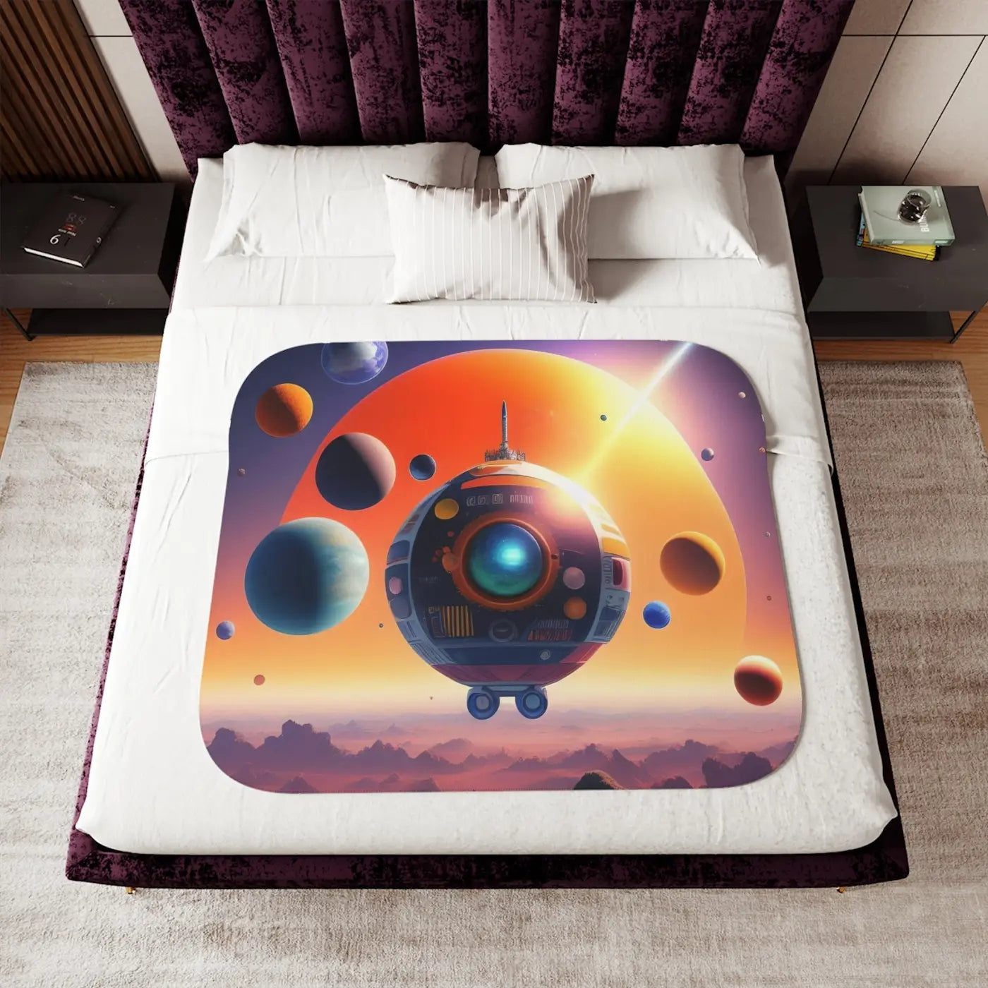 Cloud Spacecraft Sherpa Blanket – Two Colors - Dipaliz