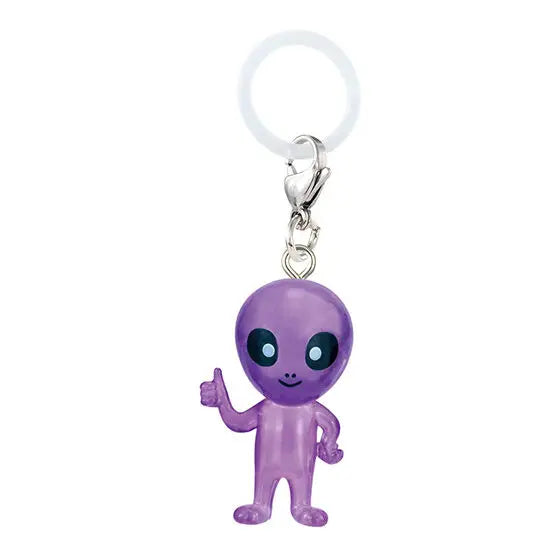 Original capsule toys kawaii Space Friends Mejirushi Accessory 2 Astronaut Rocket Alien UFO umbrella bottle mark pendant figures